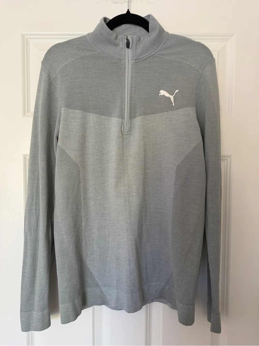 NWOT* Puma Men’s Gray Quarter-Zip Performance Sweater- Size Small